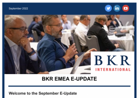 BKR EMEA September 2022 E-Update Newsletter